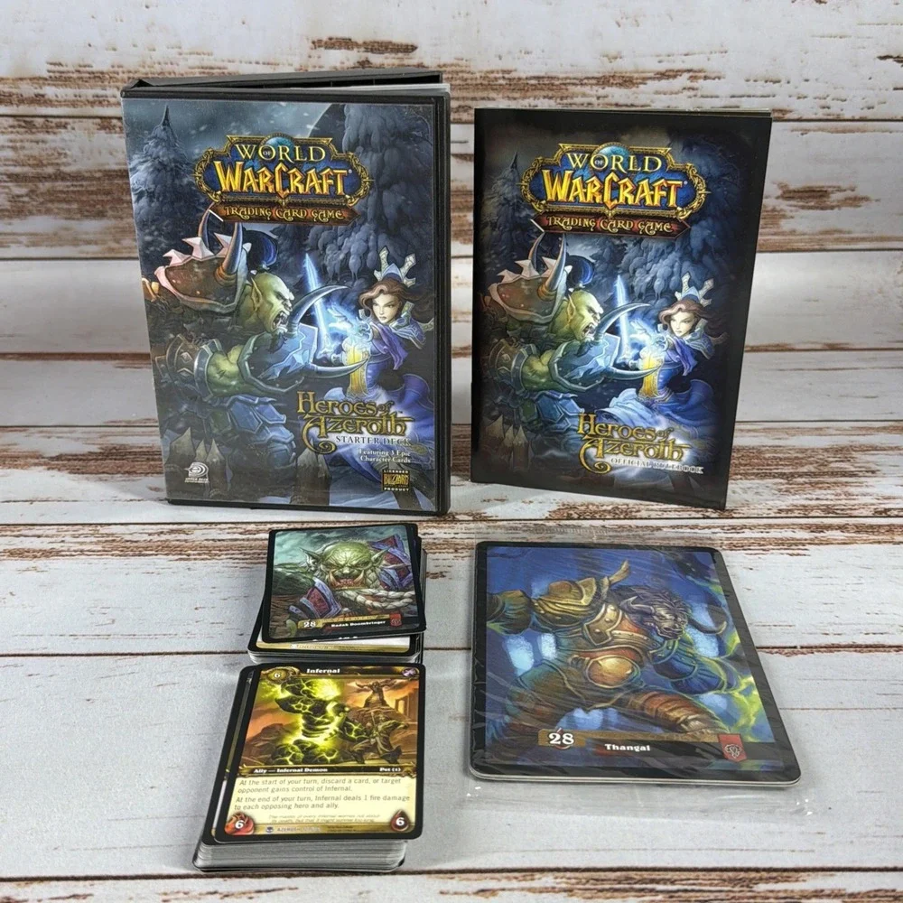 World of Warcraft TCG Heroes of Azeroth Starter Deck 2006 Upper Deck Used